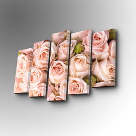 Wallity Cuadro Decorativo en Lienzo 5 Piezas 5PUC-137